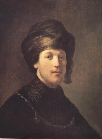Isack jouderville Bust of a young Man in a Turban (mk33) Germany oil painting art